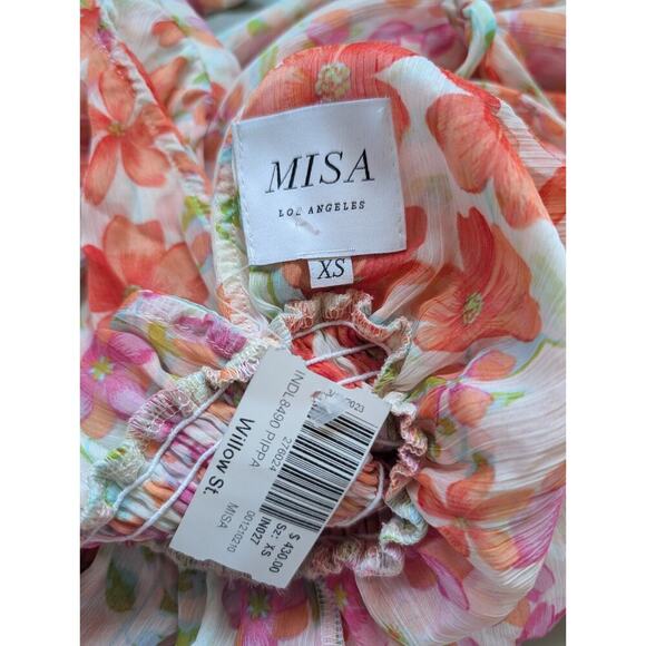 NWOT Misa Los Angeles Pippa Summer Maxi Dress Size XS Cora Flora #1B455 - Picture 10 of 12